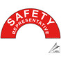Safety Representative Hard Hat / Helmet Label NHE-19252