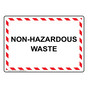 Non-Hazardous Waste Sign NHE-31746