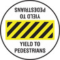YIELD TO PEDESTRIANS CROSSWALK Lens for 40 W Projector