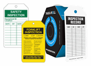 Equipment Inspection Tags