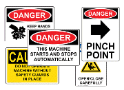 Machinery Signs & Labels