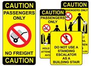 Escalator Signs