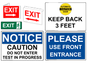 Exit & Entrance Signs