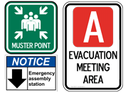 Evacuation & Assembly Signs