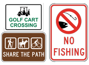 Park & Recreation Signs