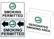 Standard Smoking Permitted Signs