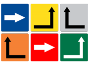 Tactile Directional Arrows