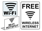 Wi-Fi / Internet Signs