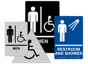ADA Braille Restroom Signs