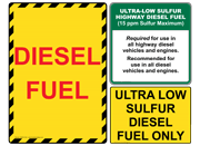 ANSI Caution - Diesel, Gasoline, Fuels