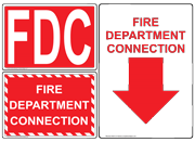 Fire Equipment - Surface Mount Signs