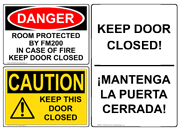 Exit and Entrance Signs - Engraved