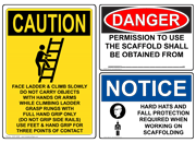 ANSI Caution - Ladder / Scaffold