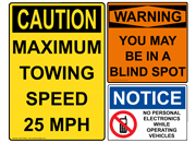 Large Truck Signs