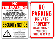 No Trespassing - ANSI