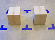 pallet alignment markers