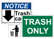 Trash - Standard Signs