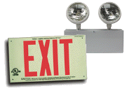 UL Exit Sign and Emergency Light