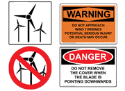 Wind Turbine Signs