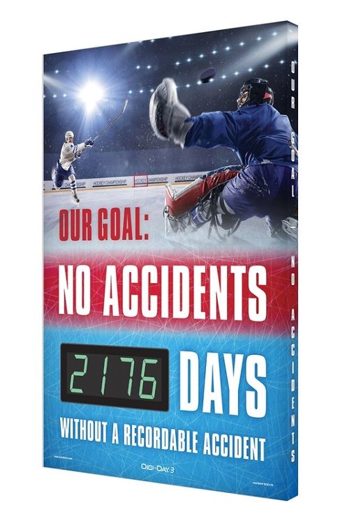 Digital Scoreboard: Our Goal - No Accidents _ Days Without A Recordable Injury