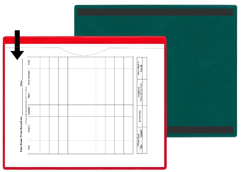 8.5 x 11 Magnetic Document Holder with Flap - 5S Product