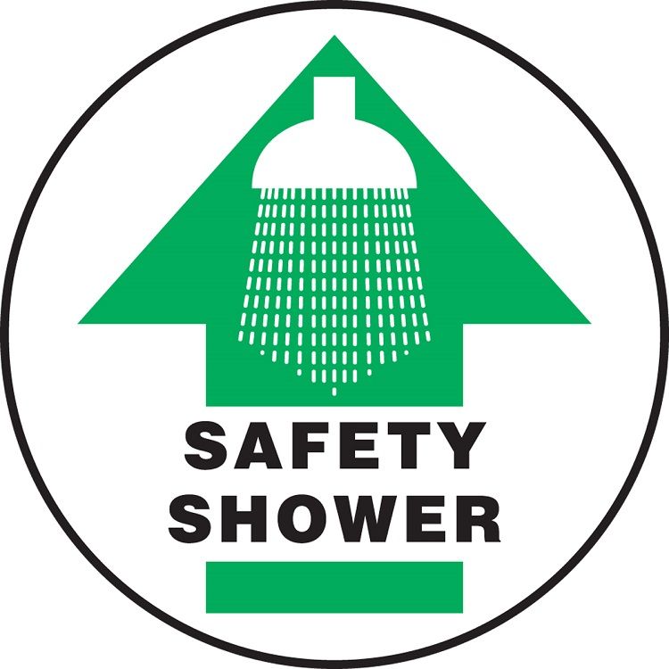 Slip-Gard Safety Shower (Arrow) Floor Sign