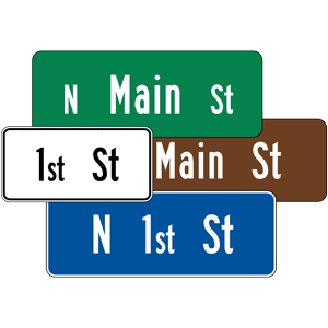 Reflective Custom Street Name Sign - RCSG-CUSTOM