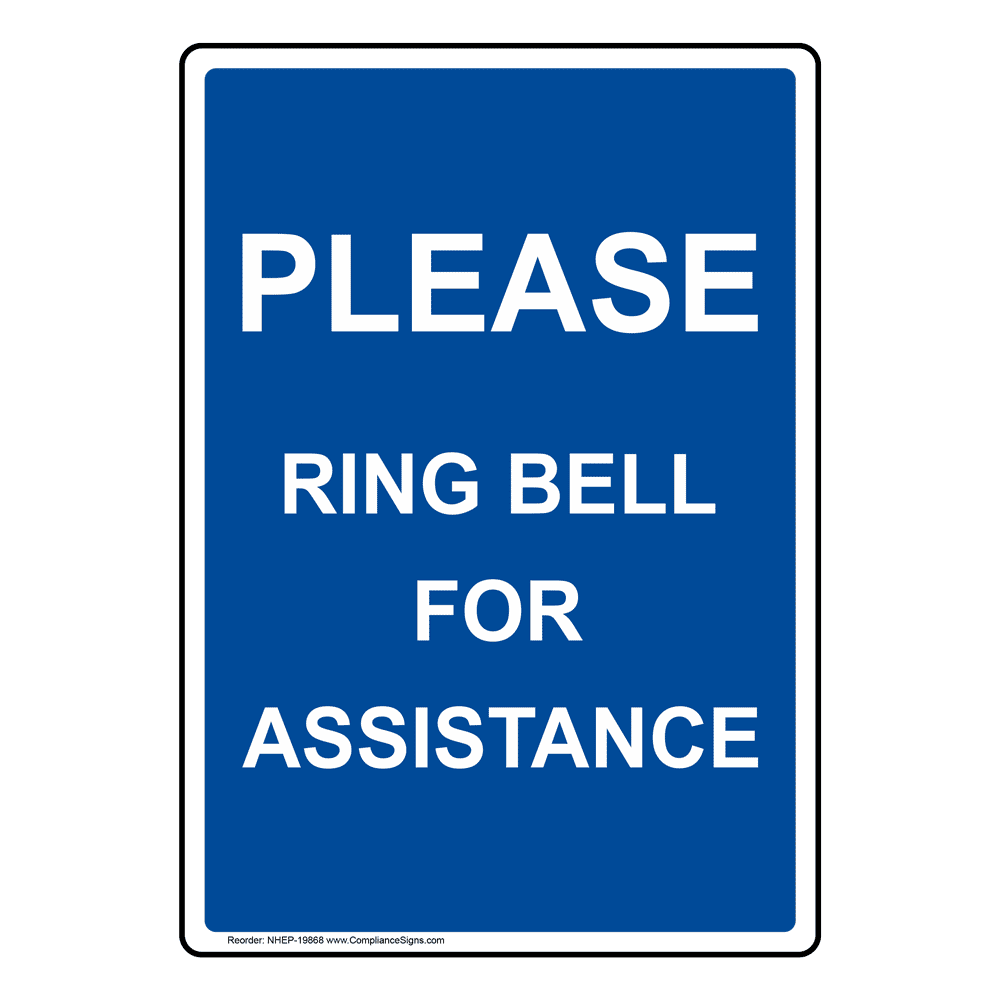 Please Ring Bell - Adhesive Sign – origindesigned