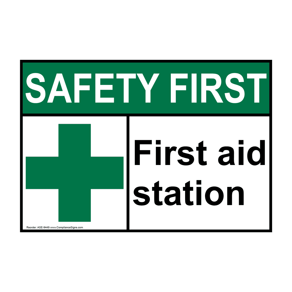 First Aid StationEmergency Signs