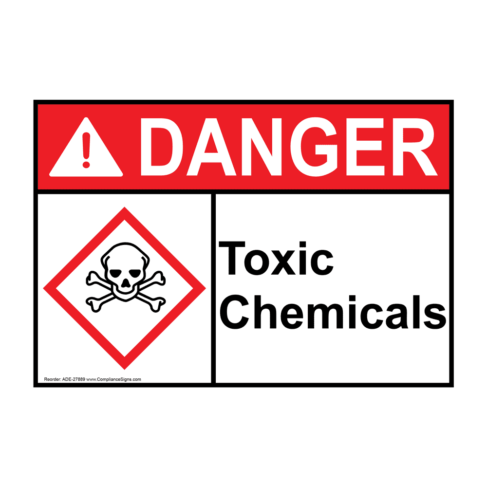 toxic chemical sign
