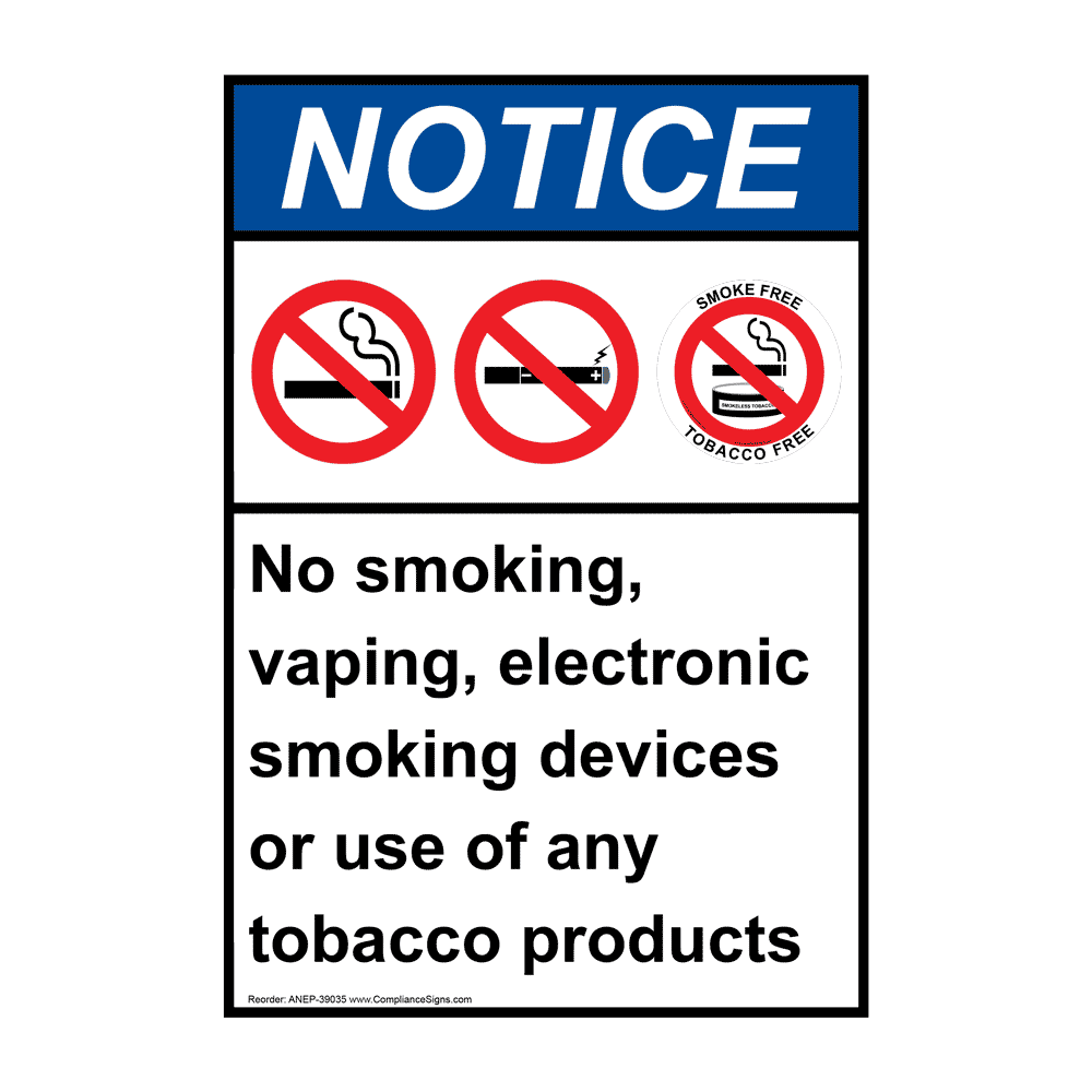 vertical-no-smoking-vaping-sign-ansi-notice-tobacco-free-campus