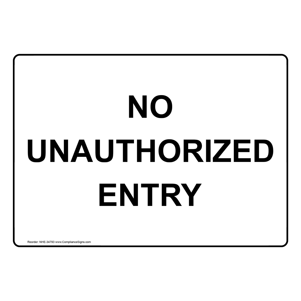 vertical-sign-authorized-personnel-only-caution-restricted-area