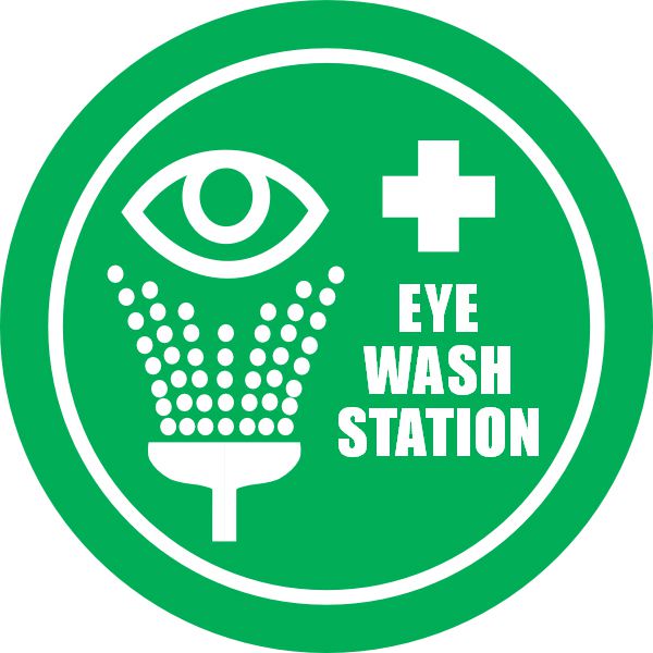 Eye Wash Station Safety Sign