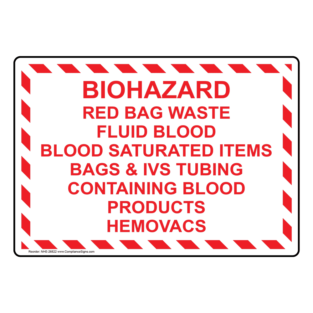 What Types of Waste Don't Go in Red Bags?