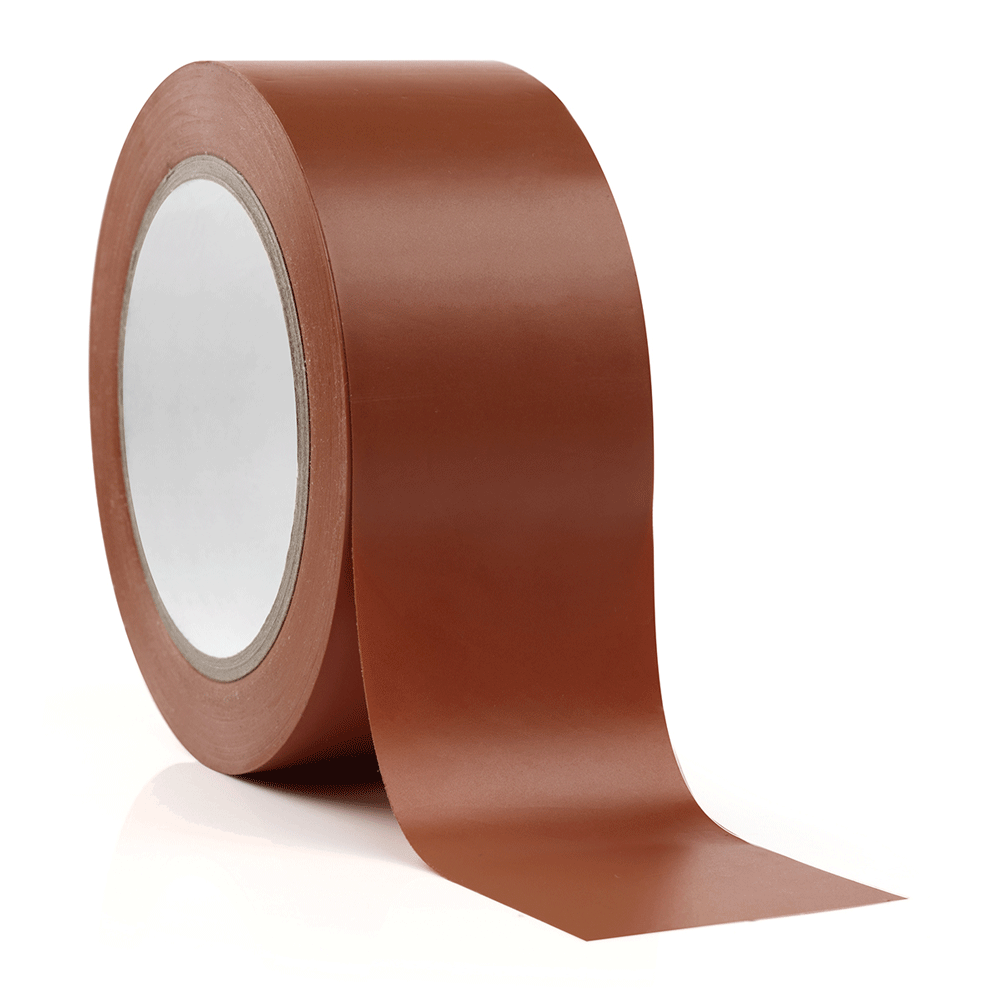 Brown Floor Tape - 2 Inch - 3 Inch - Vinyl