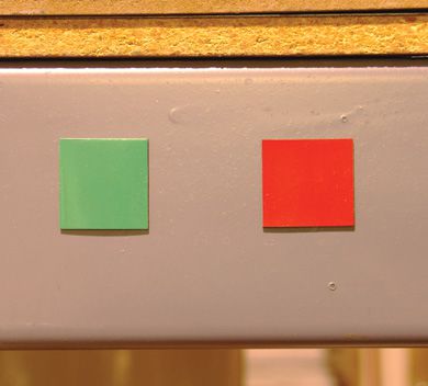 Red/Green, Go/No Go, Yes/No Magnets - MPCO Magnets