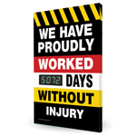 We Have Proudly Worked __ Days Without Injury Digital Safety Scoreboard CS436418