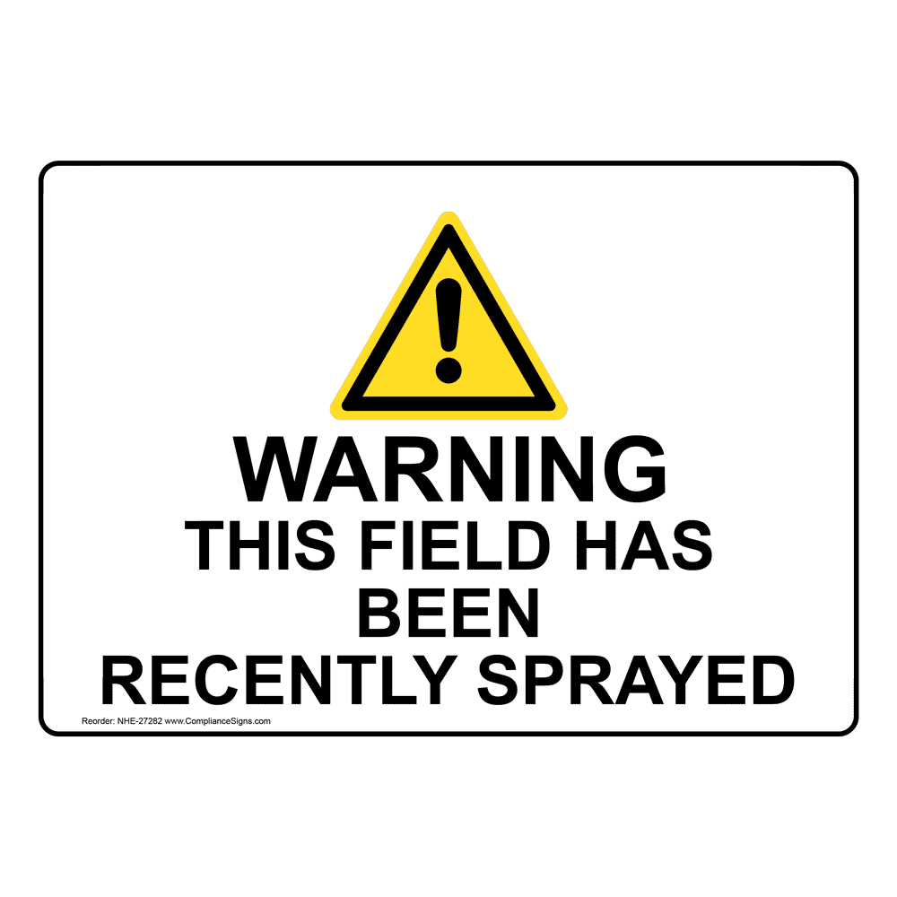 CAUTION WEED SPRAYING IN PROGRESS SIGN VARIOUS SIZES SIGN & STICKER OPTIONS 