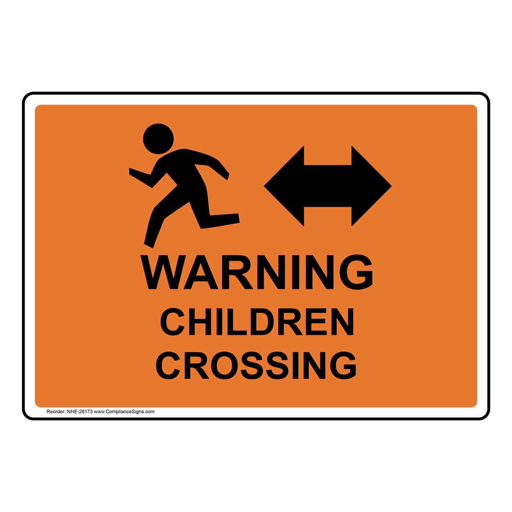 Slow Children Crossing Sign
