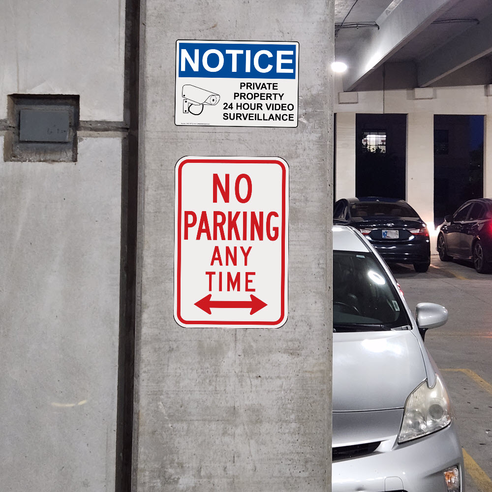 No Parking Any Time Reflective Parking Control Sign