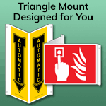 Let Us Design a Custom 3D Triangle Sign for You - 3D-QUOTE