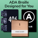 Let Us Design a Custom ADA Braille Sign for You - ADA-QUOTE