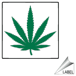 Pictogram Marijuana Label LABEL_SYM_1339