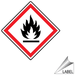 GHS Flame Symbol Label GHS-LABEL_SYM_1105