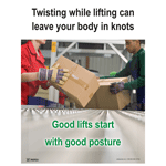 Good Lifts Start With Good Posture Poster CS712970