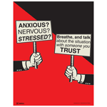 Anxious? Nervous? Stress? Breathe and Talk Poster CS794080