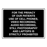 For The Privacy Of Our Patients Use Of Cell Sign NHE-35221_BLK