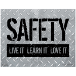 Safety Live It Learn It Love It Poster CS242313