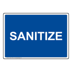 Sanitize Sign NHE-31578