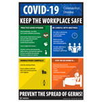 Covid-19 Keep The Workplace Safe Poster CS728510